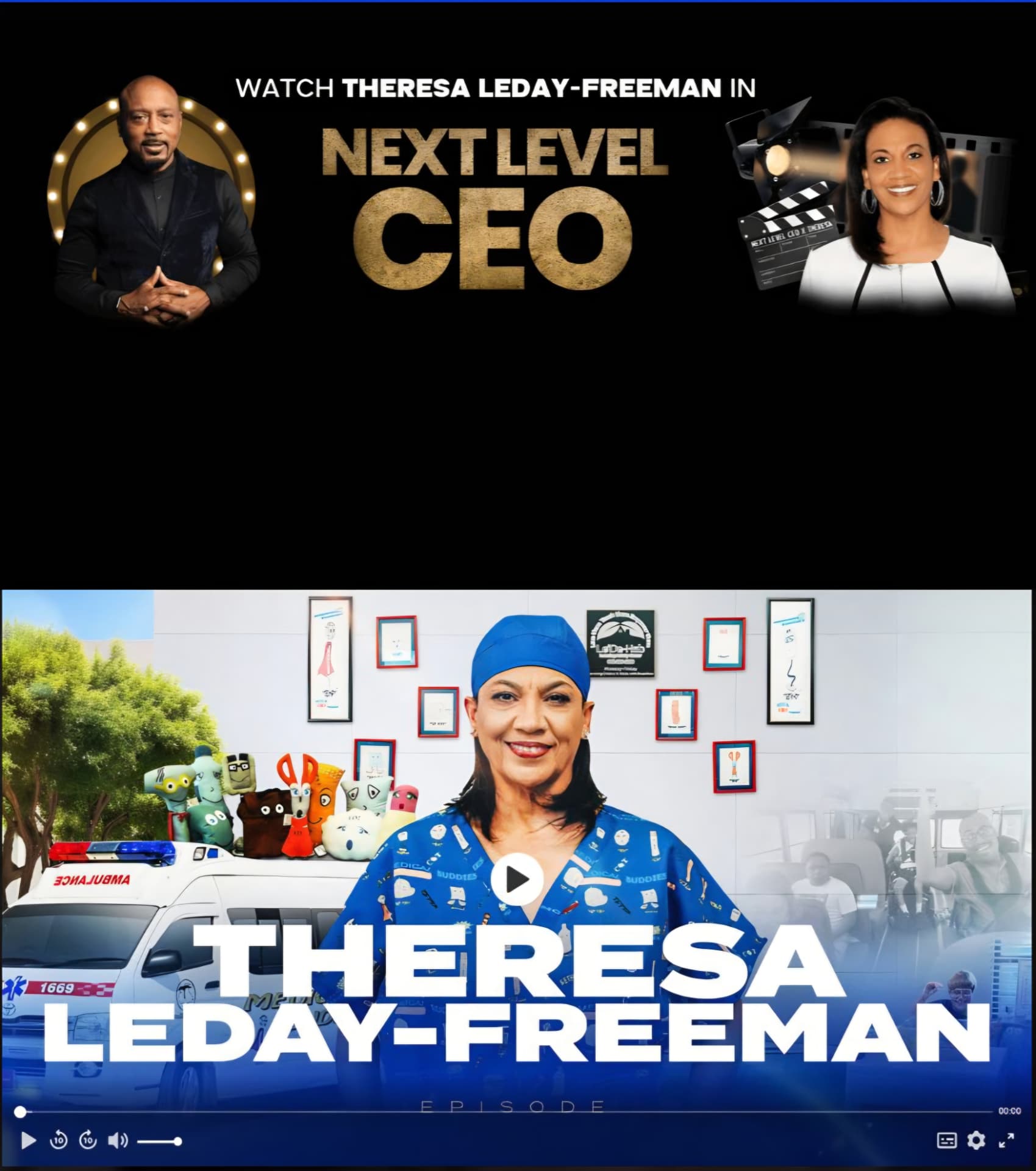 Daymond John's Next Level CEO featuring Theresa LeDay-Freeman promotional image